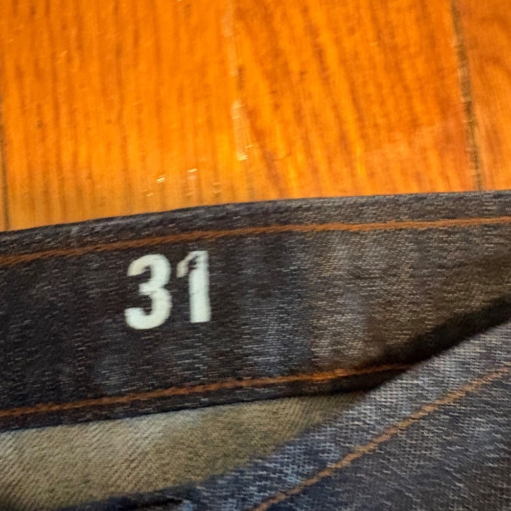 J Crew Womens 31 High Heel Flare Jeans Blue Dark Fade Made in USA - Picture 2 of 9